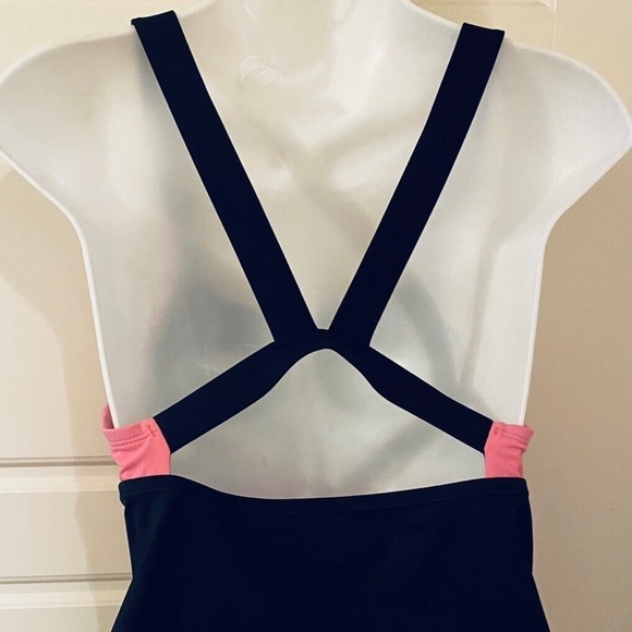 Nike color block tankini swimsuit XL New NWT - Picture 5 of 7